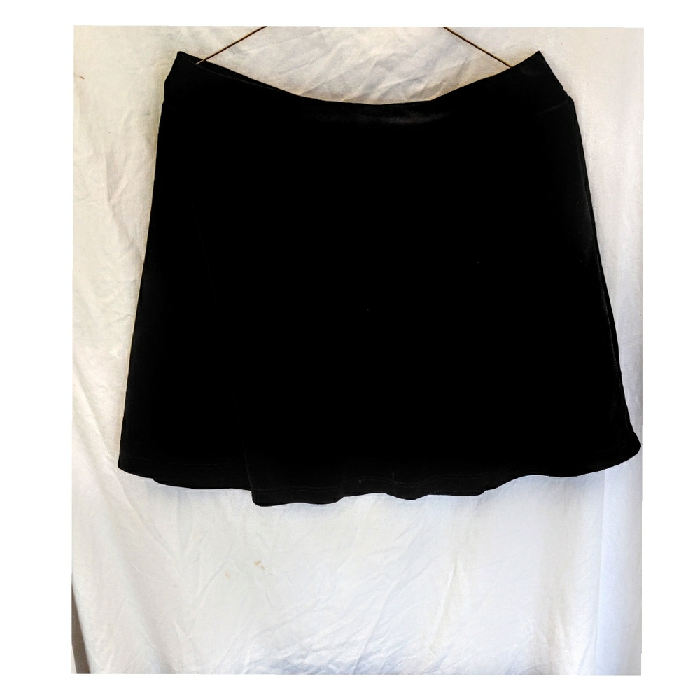 Pins and Needles Velvet Mini Skirt